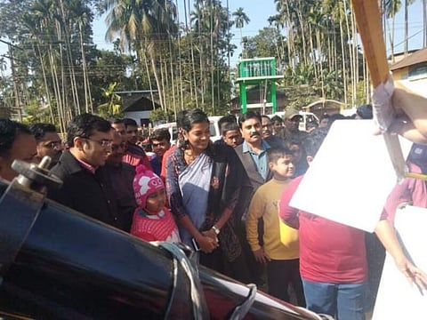 Rare annular Solar eclipse viewing event held in Hailakandi