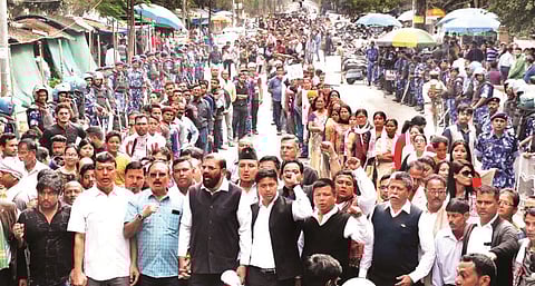 AASU Satyagraha: 4000 people from various communities extend support to protests