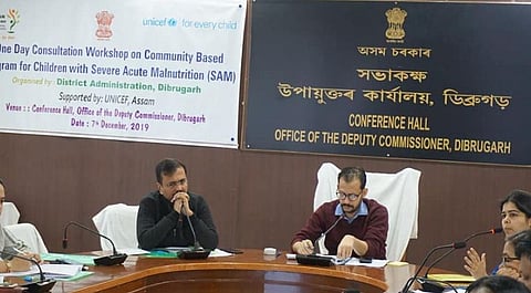 Workshop on community-based programme for children held at Dibrugarh DC office