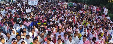 Stir against Citizenship (Amendment) Act (CAA), 2019 continues in Lakhimpur