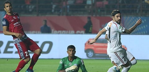 NorthEast United FC hold Jamshedpur FC in ISL