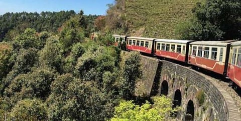 Enjoy panoramic view aboard glass-topped Kalka-Shimla train