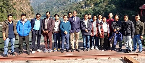Arunachal team exposure visit to Teesta-V power project