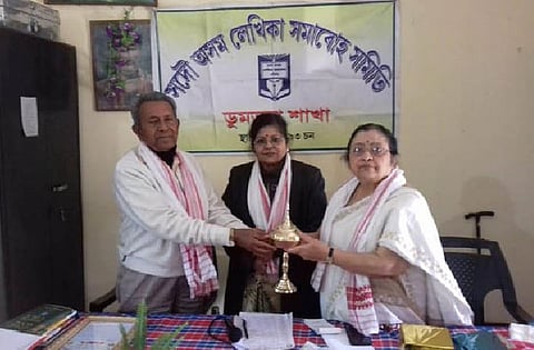 69th Silpi Divas observed by Doomdooma Sakha Xahitya Xabha