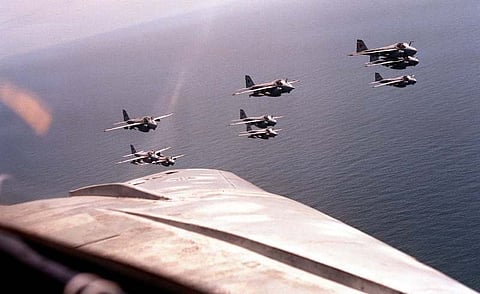 Uncle Sam again flies surveillance aircraft over the Korean Peninsula