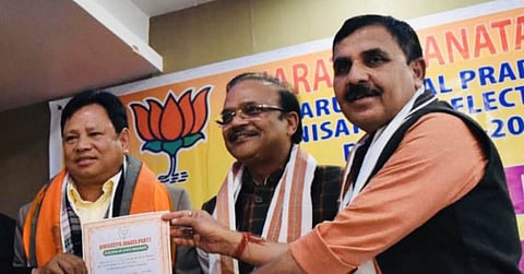 Pakke Kessang MLA Biyu Ram Wahge New Arunachal Pradesh BJP Chief