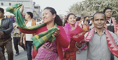 People rejoice Bodo peace pact in Tangla after an accord was signed