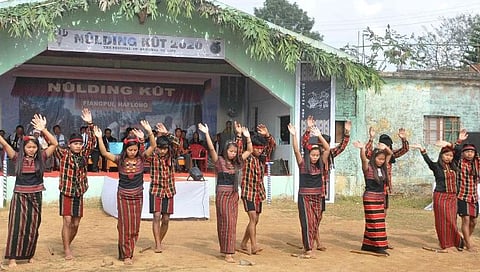 Biates of Dima Hasao celebrate ‘Nulding Kut’ festival with enthusiasm in Haflong