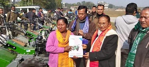 Power tillers distributed among beneficiaries in Kokrajhar