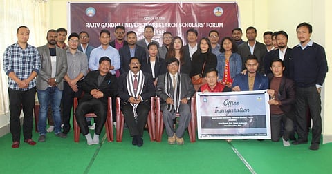 Rajiv Gandhi University Research Scholars Forum (RGURSF) office inaugurated at Tissa Halls