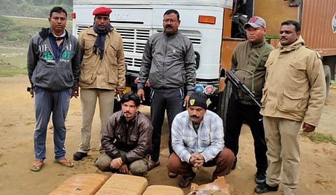 Lakhipur Police Seize Cannabis, two arrested From Badarpur