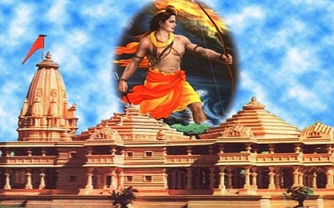 Vishwa Hindu Parishad (VHP) unveils Ram temple model in Ayodha