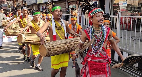 CM Conrad K Sangma flagged off Cultural Carnival in Shillong
