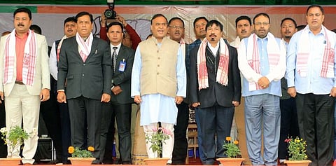 Bharatiya Janata Party-Asom Gana Parishad’s Sankalp Samawesh at Bokakhat