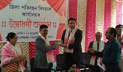 Commissioner of Transport Adil Khan inaugurates Charaideo DTO office