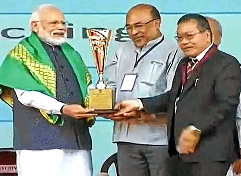Manipur gets prestigious Krishi Karman Award for overall food grain production in 2017-18