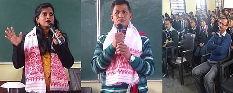Remya Parameswar Iyer advised students to be creative, fluent in mother language