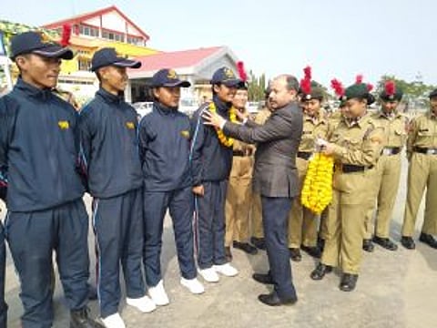 Republic Day 2020 champion NCC team members felicitated in Dibrugarh