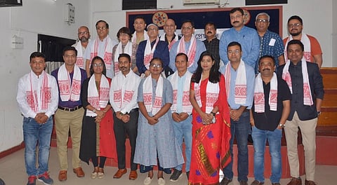 New GPC (Guwahati Press Club) executive committee takes oath