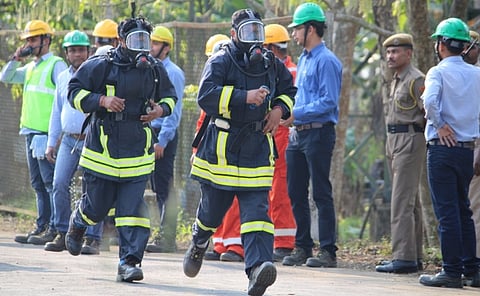 An offsite mock drill conducted by BCPL in Dibrugarh