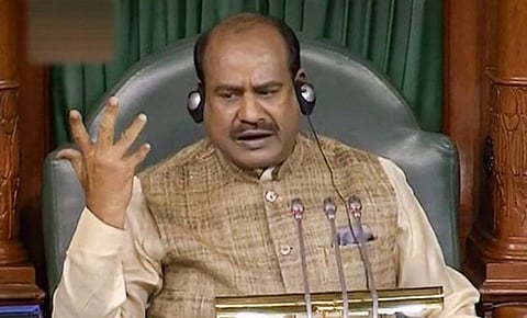 Members welcome Lok Sabha Speaker Om Birla to chair