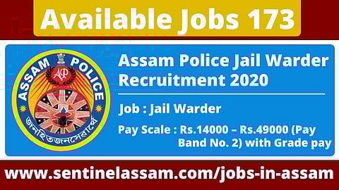 Assam Police Jail Warder Recruitment 2020