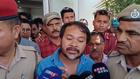KMSS Leader Akhil Gogoi rushed to GMCH once again on Wednesday