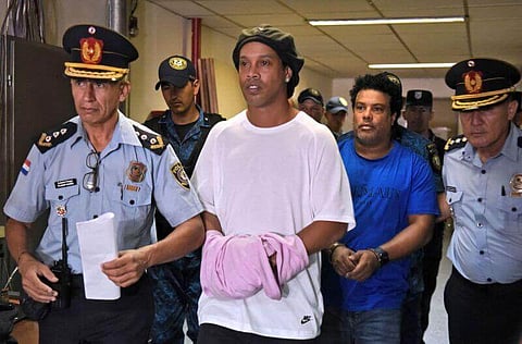 Former Barcelona forward Ronaldinho Gaucho arrested in Paraguay