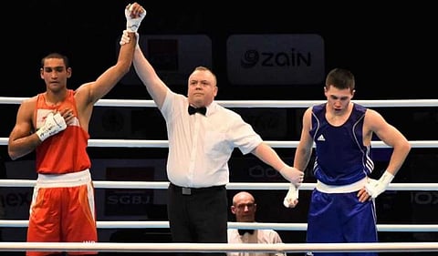 Asian boxing q''fiers: Ashish in last 8, win away from Oly berth