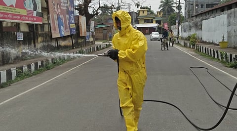 Rotary Club of Dibrugarh hands over spraying machines for sanitization in AMCH