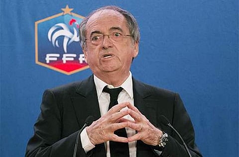 French Football Federation (FFF) president Noel le Graet tells chairmen to shut up