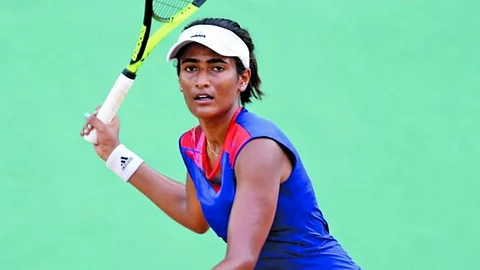 Rutuja Bhosale loses opening singles in a crucial tie against Indonesia