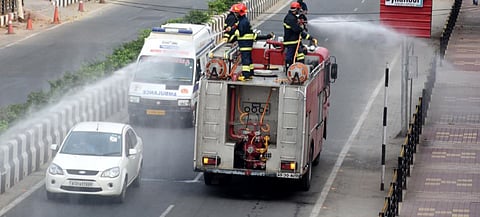 GMC along with Fire & Emergency Services continues sanitization drive to prevent COVID-19