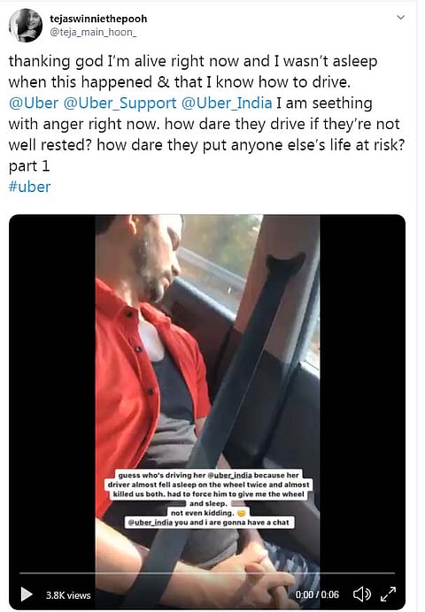 Woman from Maharashtra drove from Pune to Mumbai while her Uber driver fell asleep