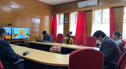 PM Narendra Modi & Meghalaya CM Conrad K Sangma discuss Rapid Response System