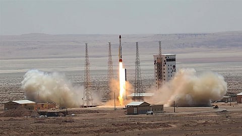 Islamic Revolutionary Guards Corps (IRGC) in Iran launches its first military satellite
