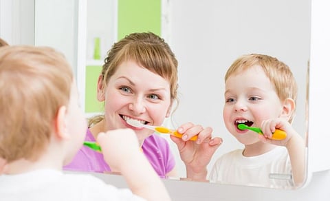 Healthy oral hygiene for kids during lockdown period