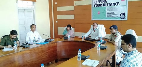 Minister Parimal Suklabaidya takes stock of COVID-19 preparations in Hailakandi