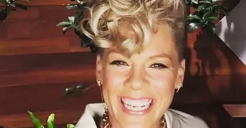 Pop Singer Pink regrets cutting her own hair to Kill time on Lockdown