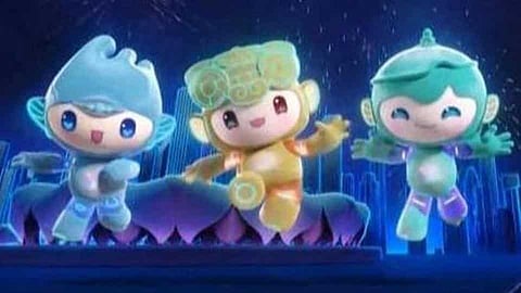 Robot triplets unveiled as Hangzhou 2022 Asian Games mascots