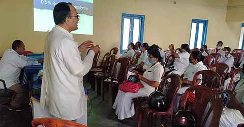 Demow Block Primary Health Centre imparts training to tea estates’ health staff