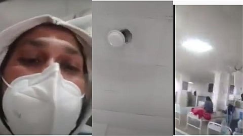 'कोरोना से डर नही लगता साहब..'; तरुणाने दाखवली कोविड सेंटरची दुरावस्था