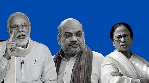 narendra modi amdi shah mamta banarjee