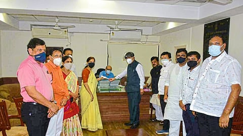 BJPs agitation in Mumbai