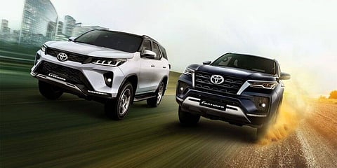 toyota fortuner and legender