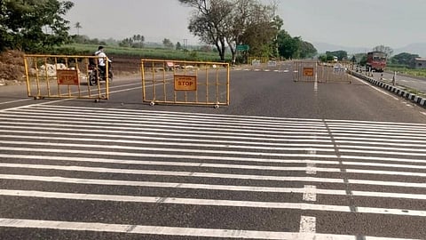 सांगली-कोल्हापूर प्रवेशबंदी; किणी टोलनाक्यावर कडक अंमलबजावणी
