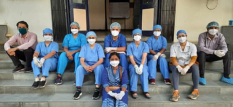 Inspirational work of volunteers at the Covid Center at Karve Education Institute