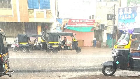 पैठण तालुक्यातील चितेगाव, पांगरा, जांभळीत जोरदार पाऊस; पिकांचे नुकसान