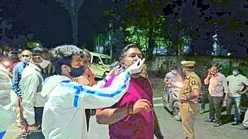 police corona testing