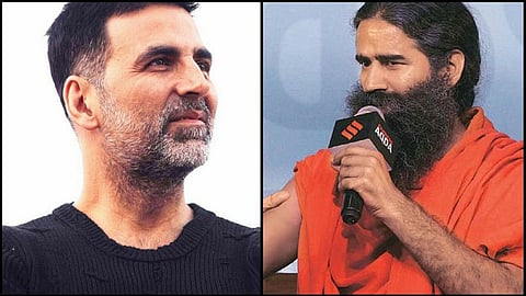 Akshay Kumar and Ramdev Baba